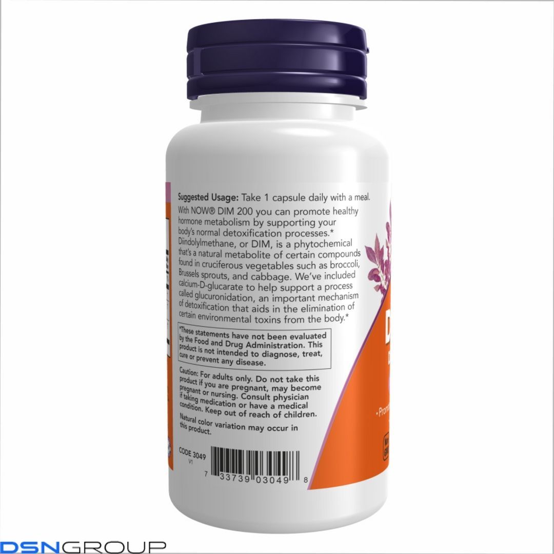 DIM 200 w/Calcium D-Glucarate - 90 vcaps