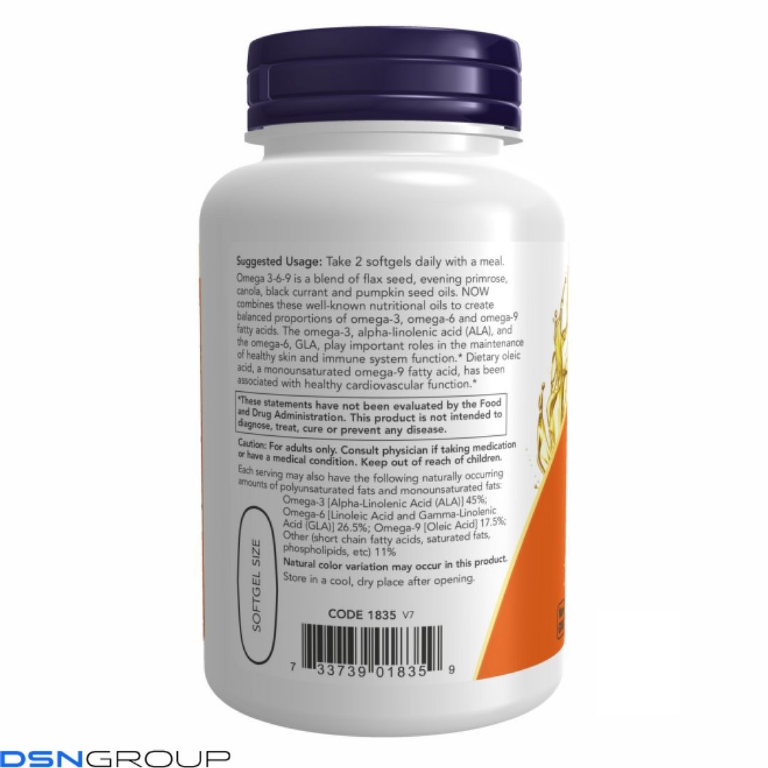 Omega 3-6-9 1000 mg - 250 Softgels 2022-10-0409 фото Omega 3-6-9 1000 mg - 250 Softgels