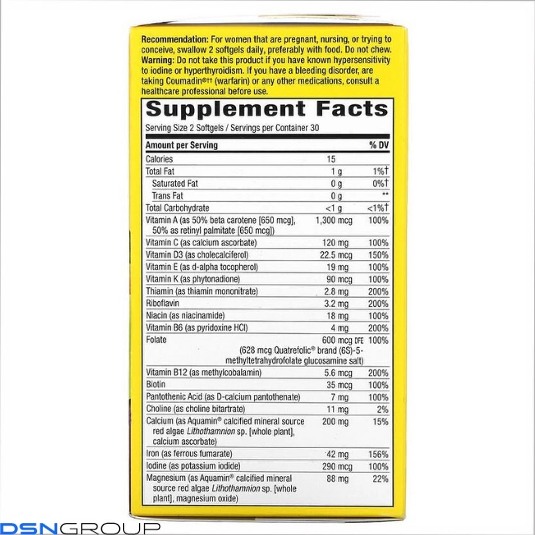 Prenatal Multi - 60 softgels