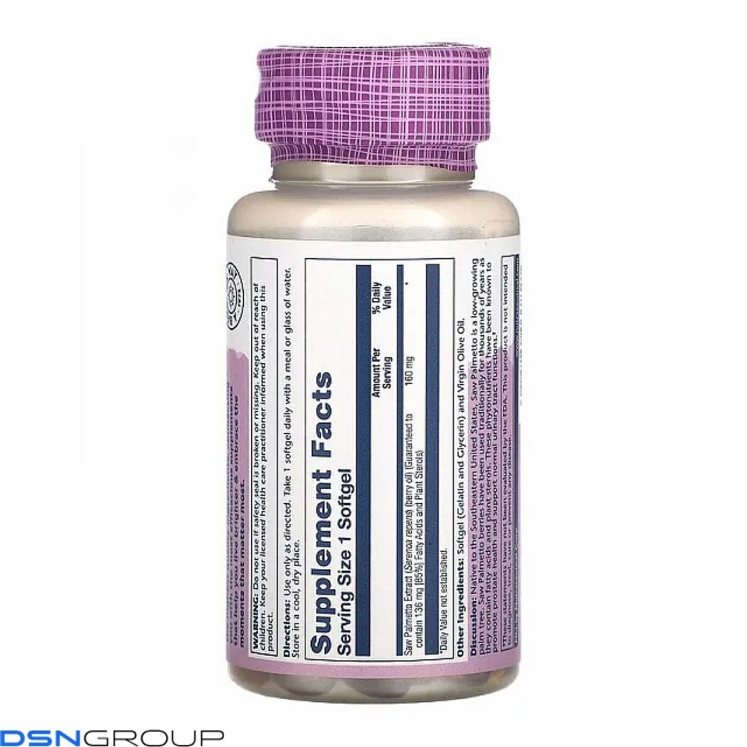 Saw Palmetto Berry Extract 160mg - 60 caps 2023-10-4027 фото Saw Palmetto Berry Extract 160mg - 60 caps