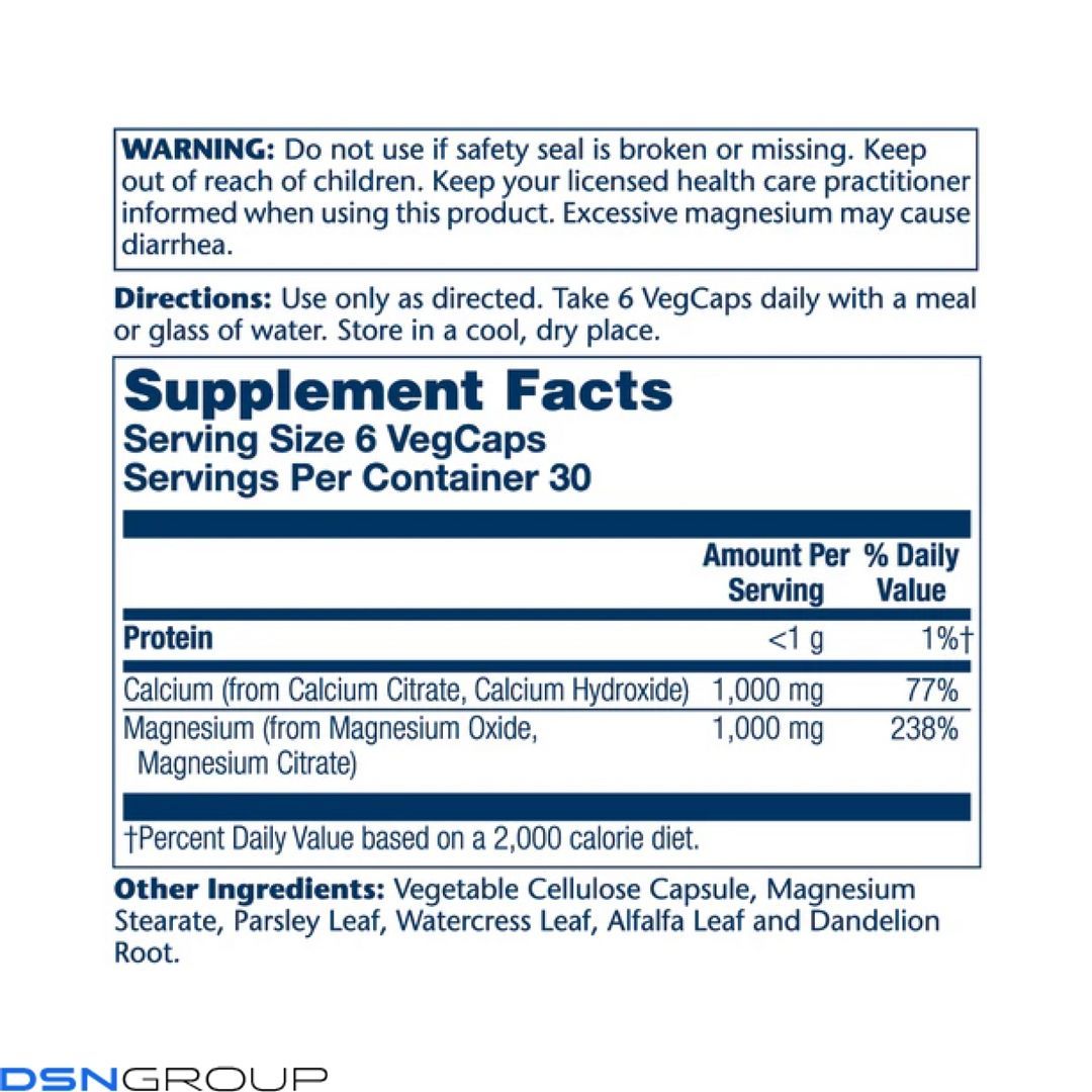 Cal-Mag Citrate - 180 veg caps