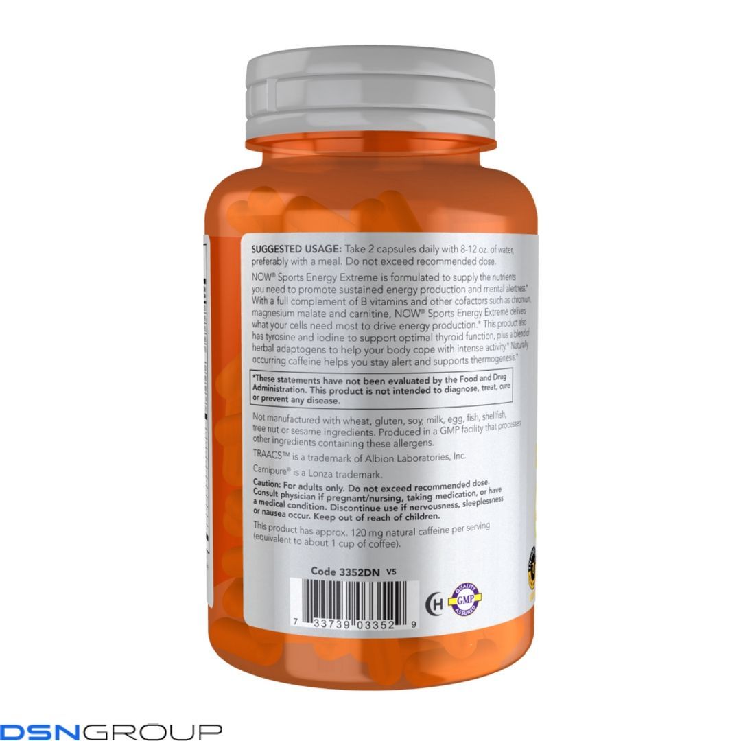 Sports Energy Extreme - 90 vcaps