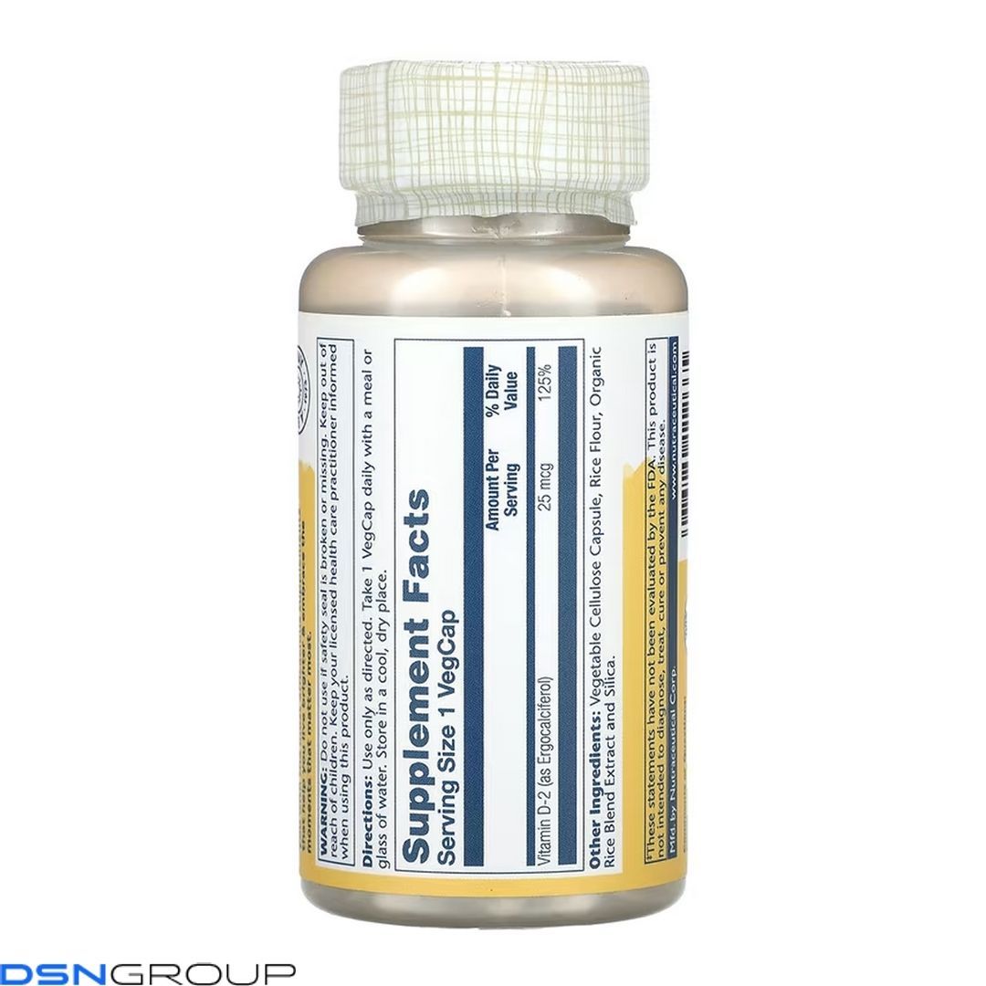 Vitamin D-2 25 mcg - 60 vcaps