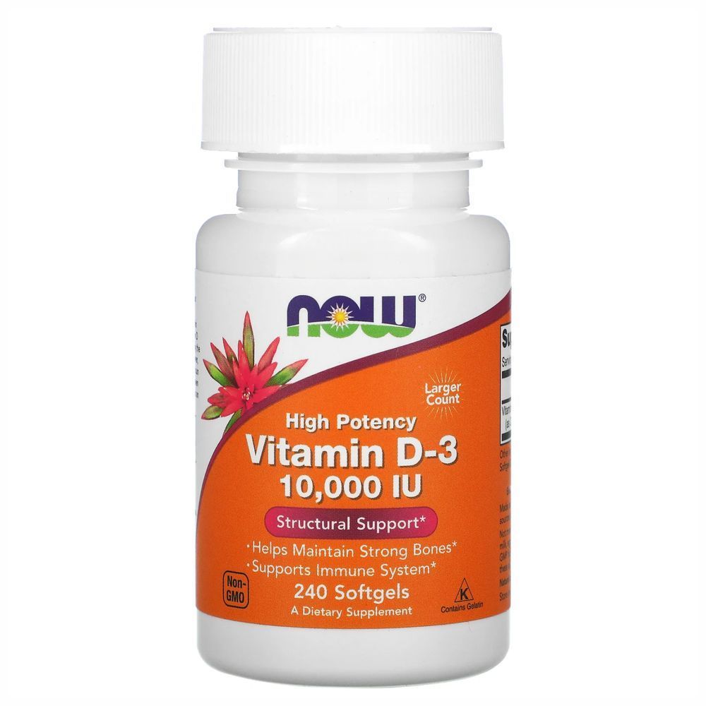 (12.02 Ожидание) VIT D-3 10,000 IU - 240 sgels