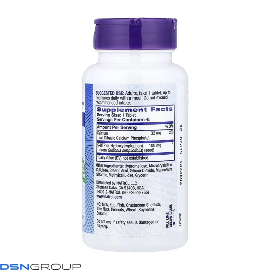 5-HTP 100mg Time Release - 45 tabs