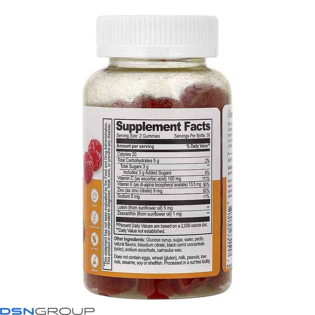 Lutein and Zeaxanthin Adults - 60 gummies