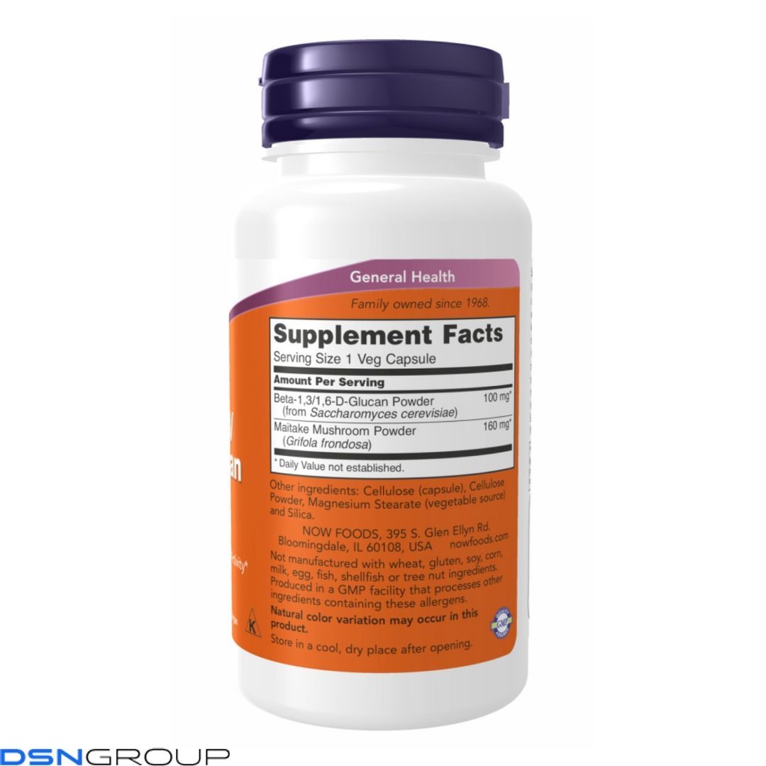 Beta-1,3/1,6-D-Glucan 100mg - 90 vcaps