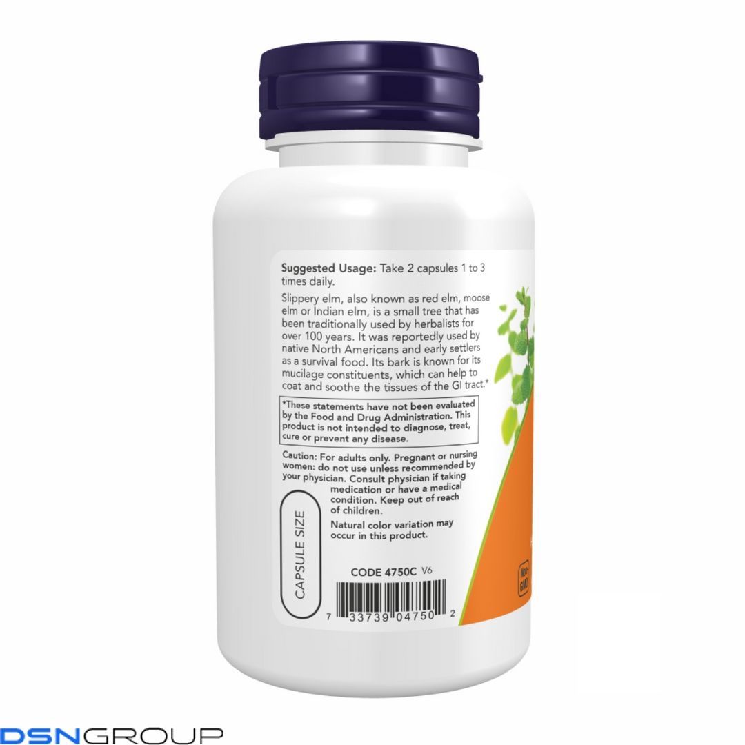 Slippery Elm 400 mg - 100 vcaps