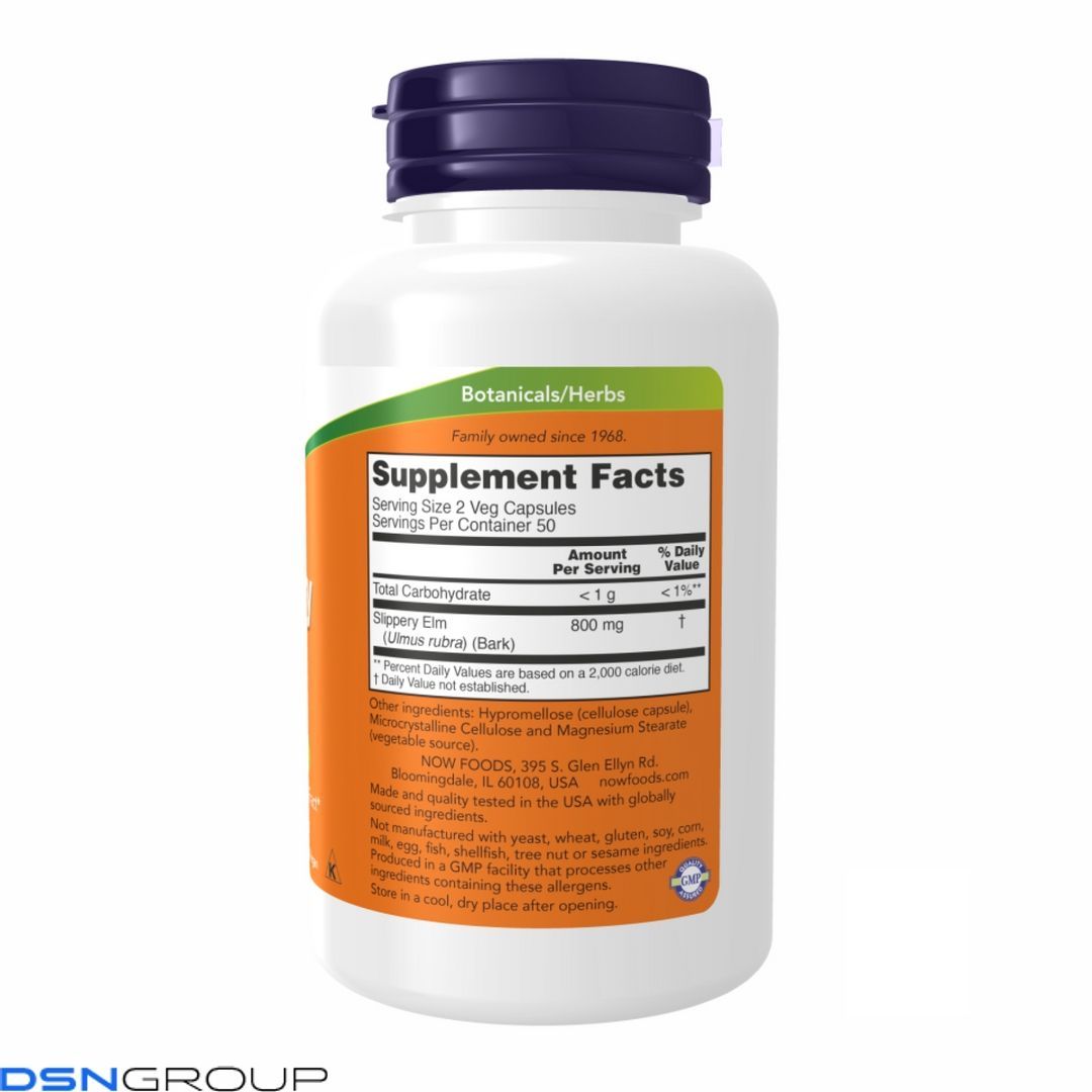 Slippery Elm 400 mg - 100 vcaps