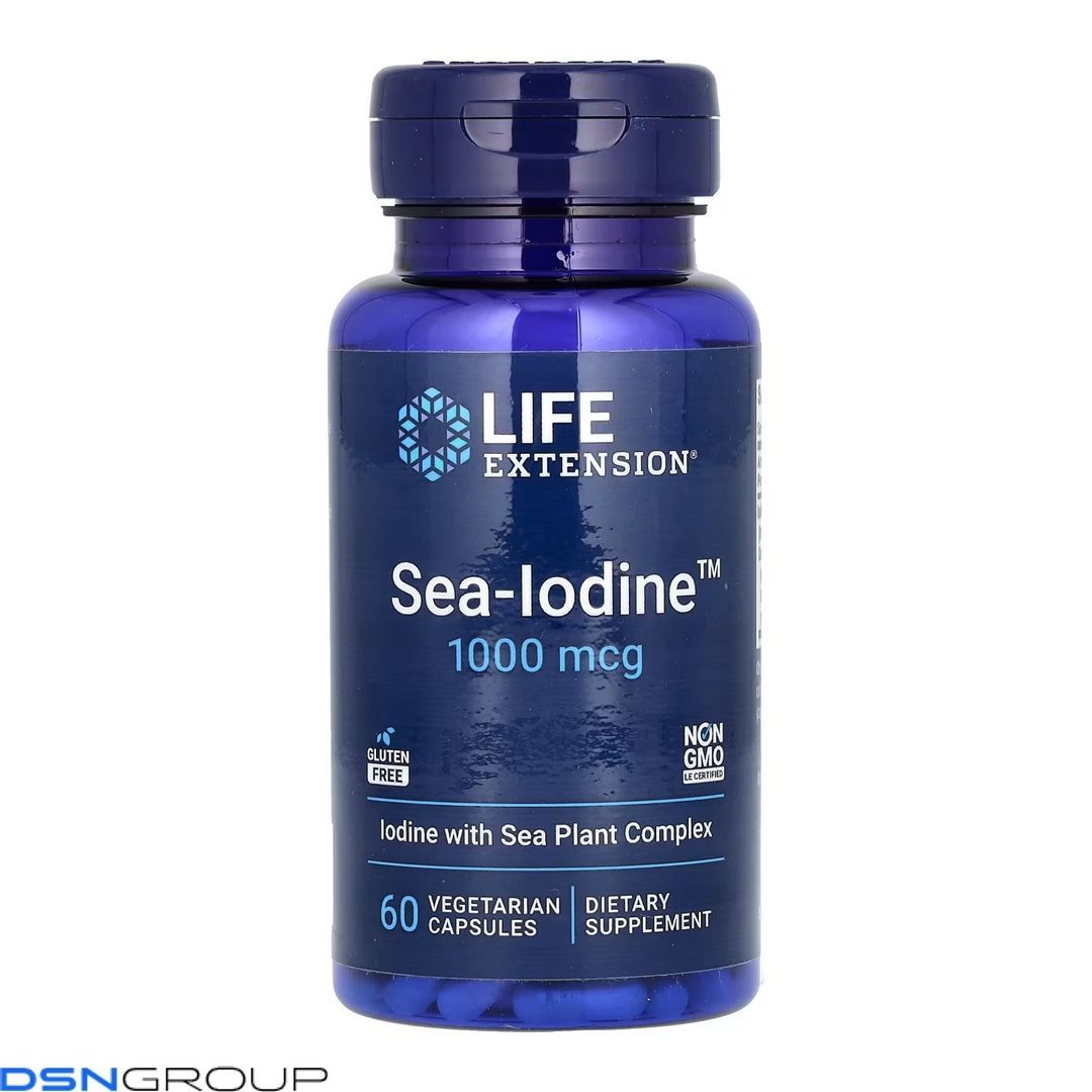 Sea-Iodine™ 1000mcg - 60 vcaps (Пошкоджена етикетка) 2023-10-7686 фото Sea-Iodine™ 1000mcg - 60 vcaps (Пошкоджена етикетка)
