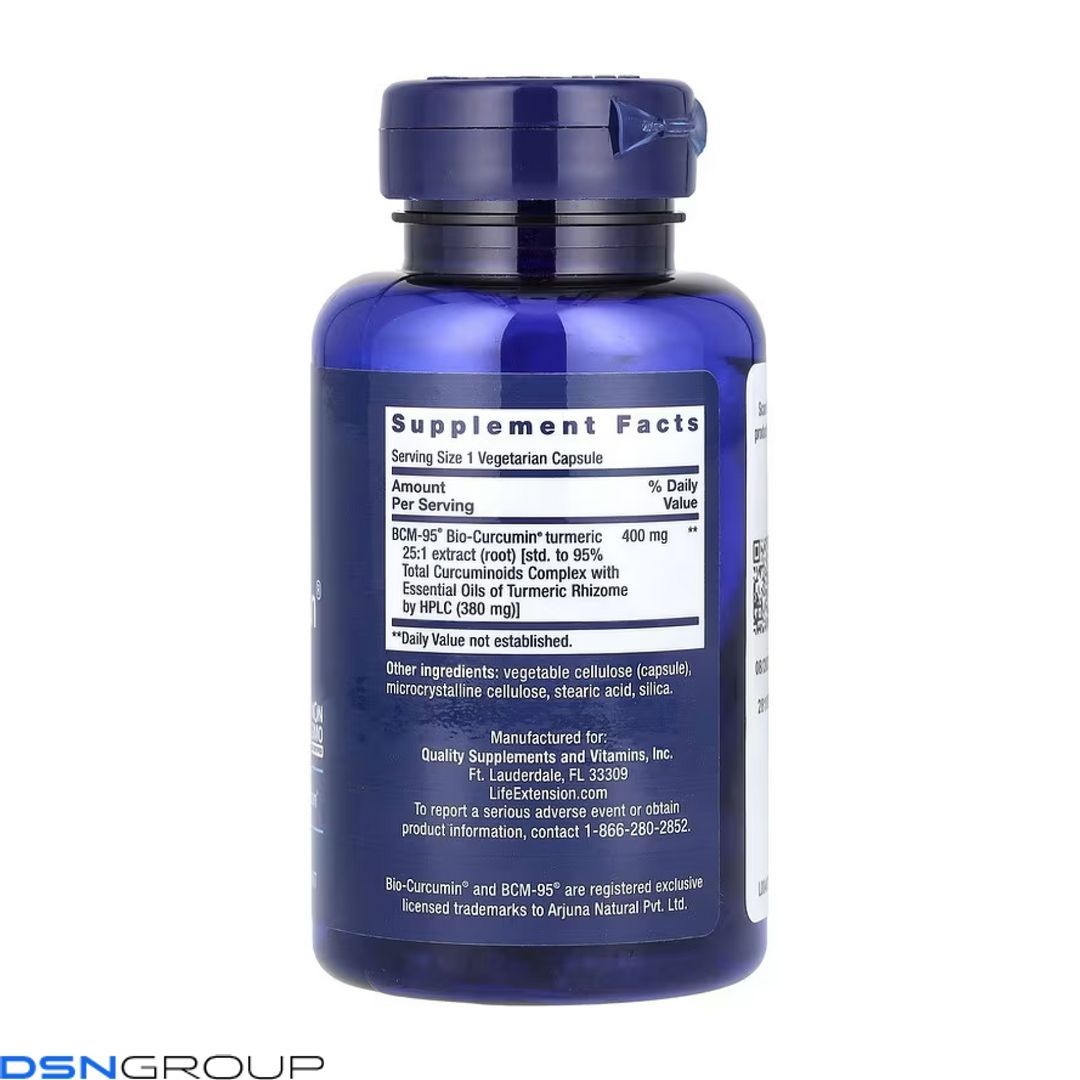 Super Bio-Curcumin&reg; Turmeric Extract 400 mg - 60 vcaps