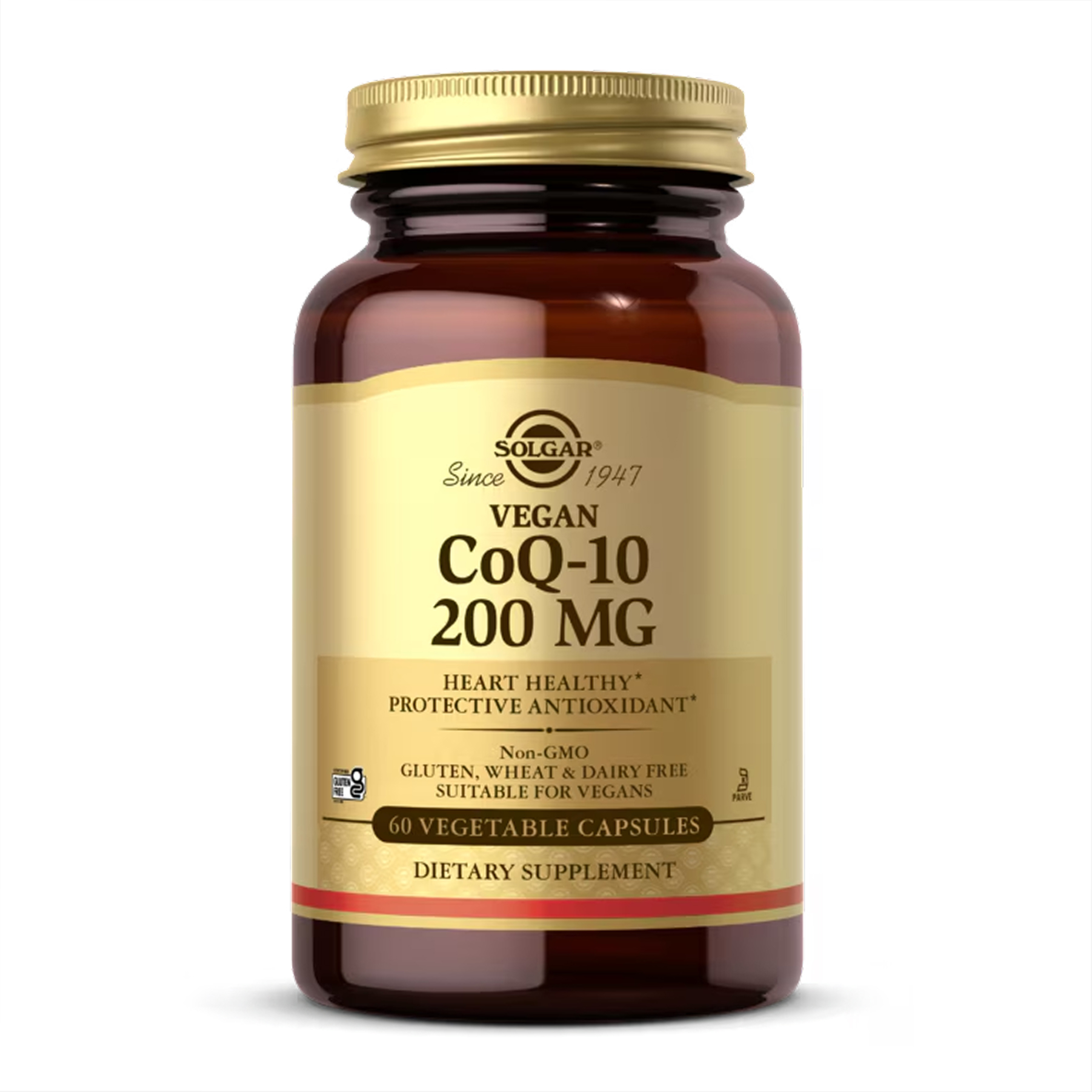 Solgar Vegan CoQ10 200 мг, 60 рослинних капсул